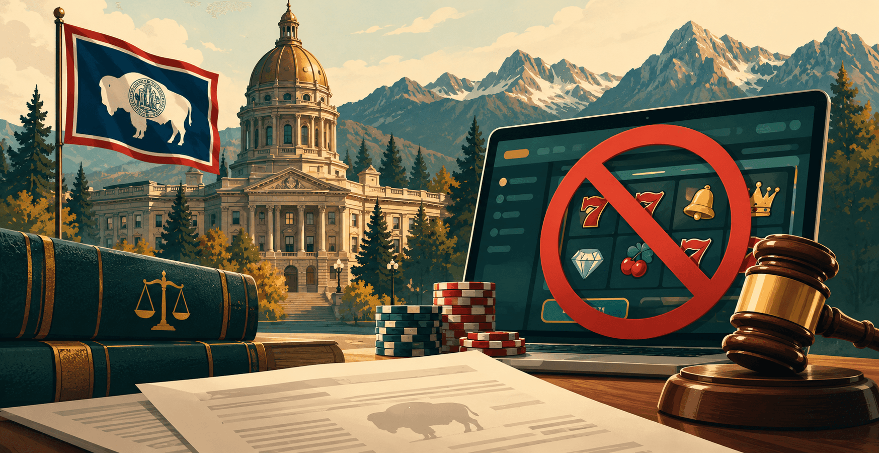 Wyoming Committee Unanimously Backs Bill to Ban Online Sweepstakes Casinos News Image